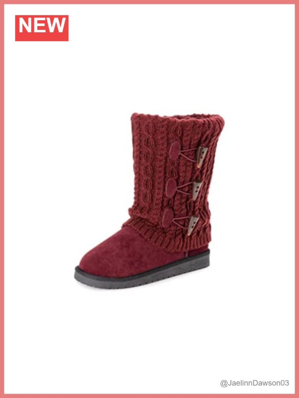 Faux Suede Faux Fur Lined Mid-Calf Fashion Boots